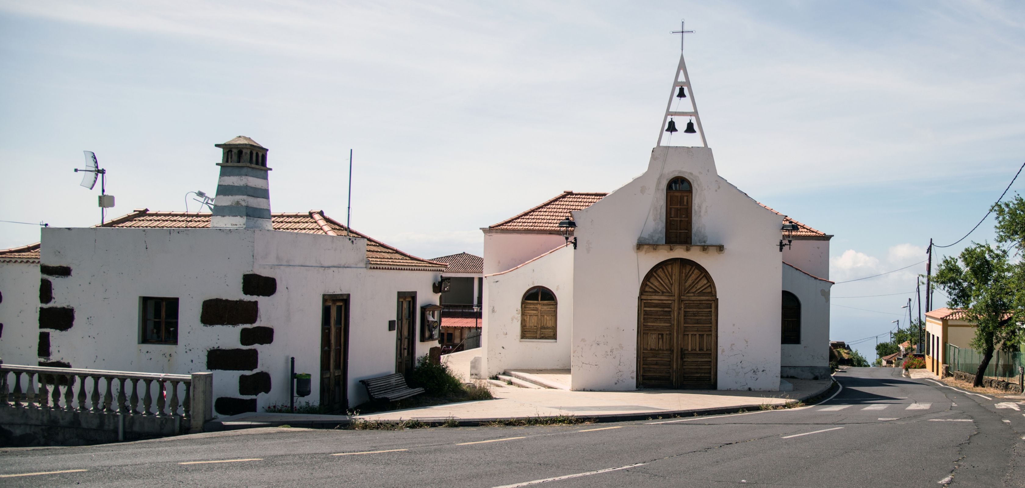 Wandelen op La Palma langs het dorpje Las Tricias