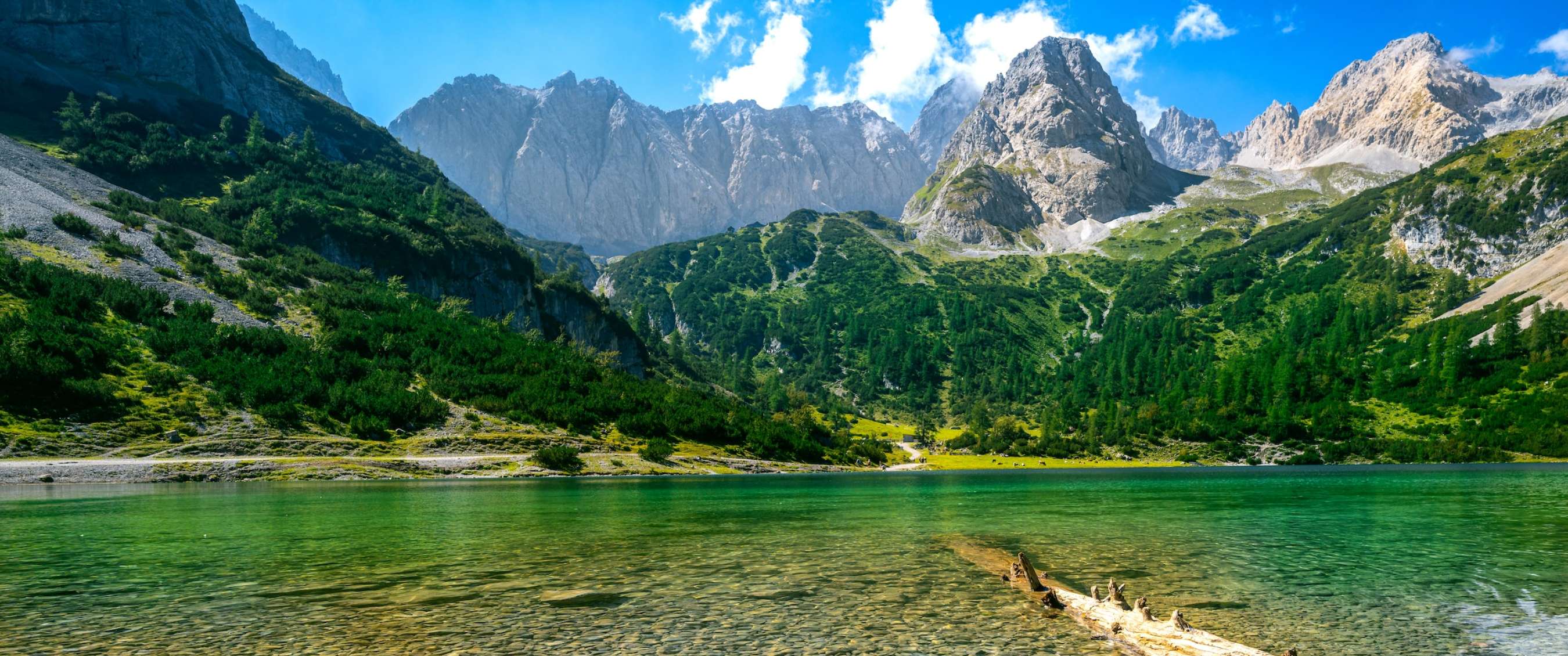 Wettersteingebergte in Oostenrijk en Duitsland