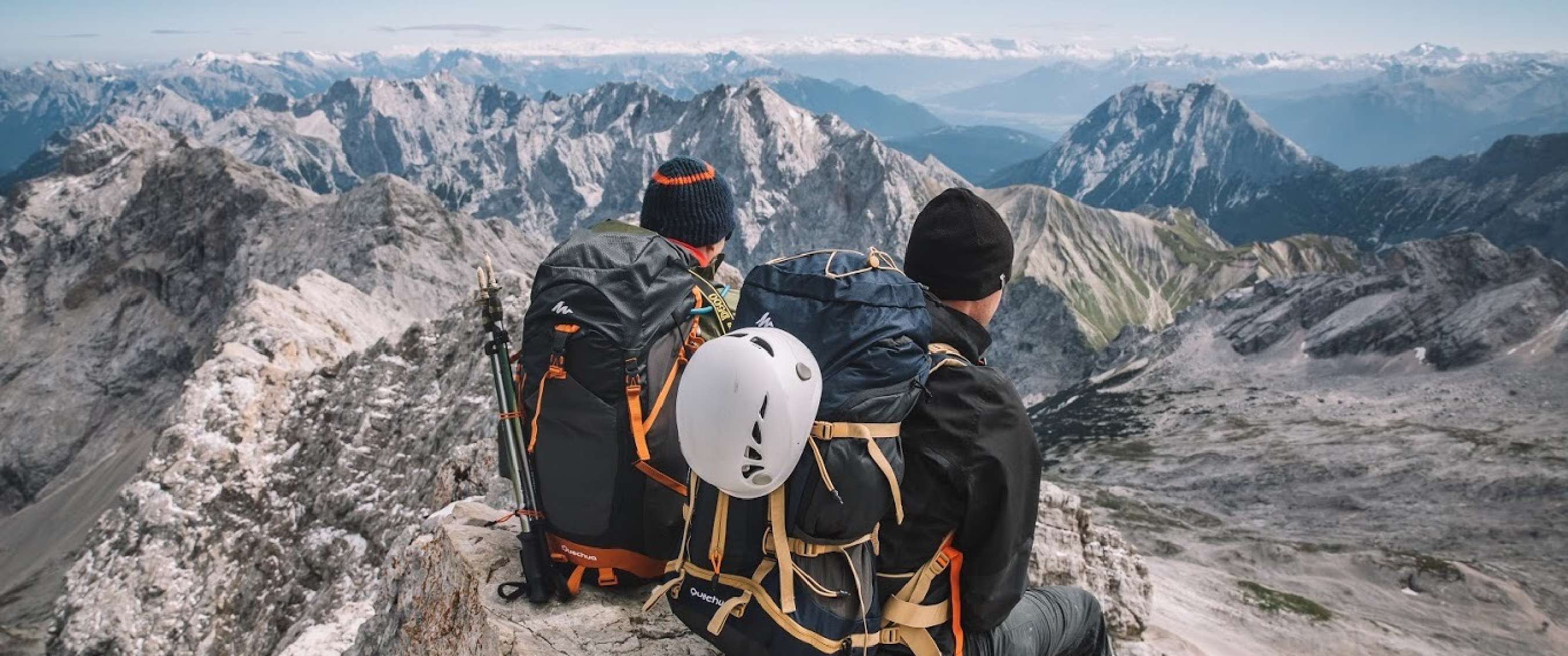 Le massif du Wetterstein à la frontière entre l’Autriche et l’Allemagne